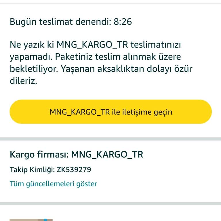 MNG Kargo Teslimat Adresine Dağıtım Mağduriyeti