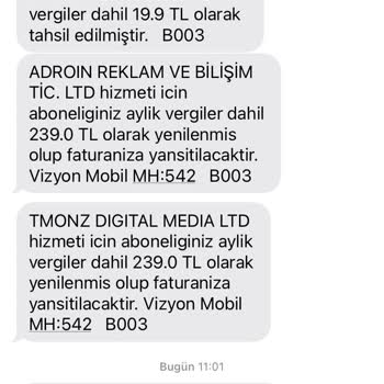İzinsiz Abonelik: Acil İptal Talebi