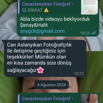 Can Aslanyıkan Fotoğrafcılık Bir Yıldır Teslim Edilmeyen Dış Çekim Videosu