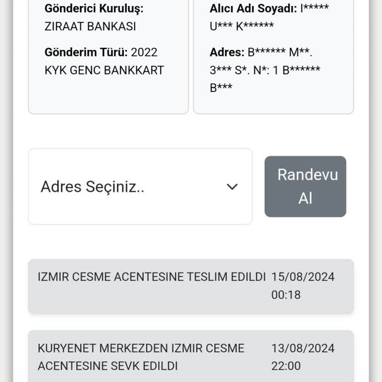 Kuryenet Ziraat Bankası Kart Teslimatında Yaşanan Sorunlar