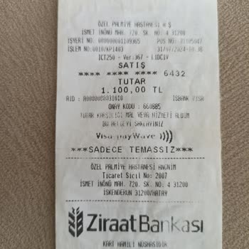 Özel Palmiye Hastanesi'nde Haksız Ücret Talebi