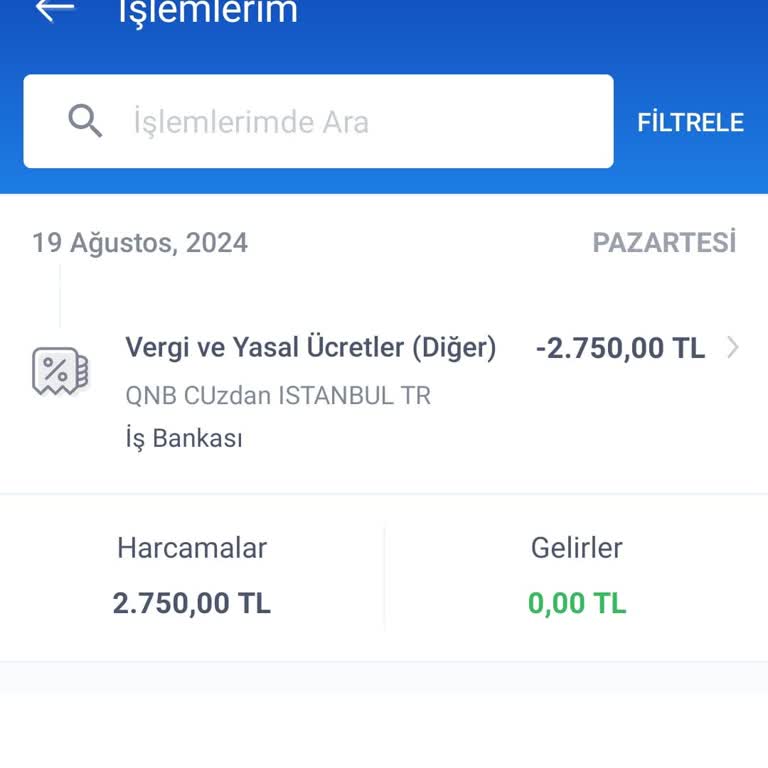 QNB Cüzdan Üzerinden Yaptığım Alışverişin Karşılığı Yok.