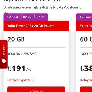 Vodafone'un Mevcut Abonelerine Haksız Fiyat Politikası