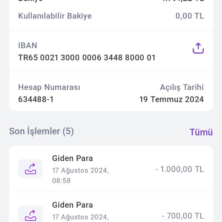 Hadi - TOMBANK Hesabımdaki Paramı Kullanamıyorum