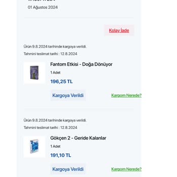 D&R Dan 19 Gündür Kargo Bekliyorum