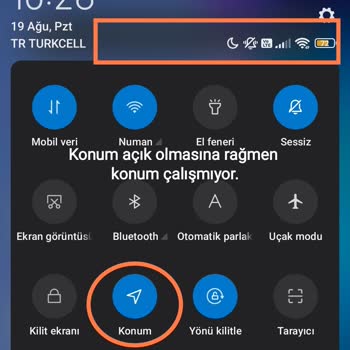 Xiaomi Konum Açılınca Mobil Veri Kesiliyor.