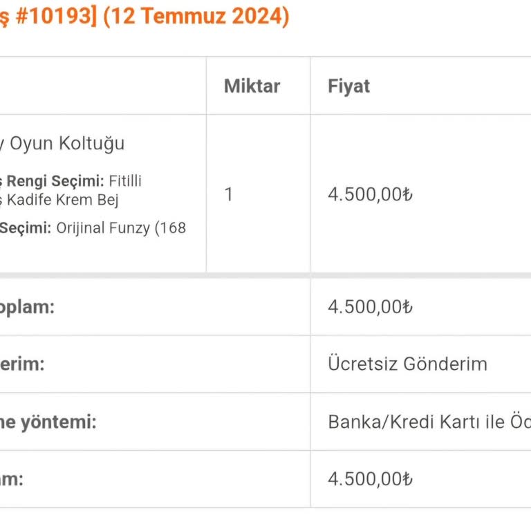 Funzy Bir Aydır Beklediğim Sipariş Hala Gelmedi!