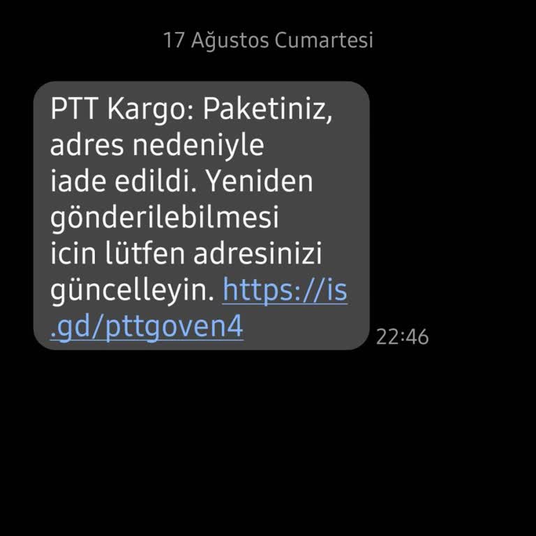 PTT Kargo Yurtiçi Kargo Mesajları Ve Mobil Şirketlerin İlgisizliği