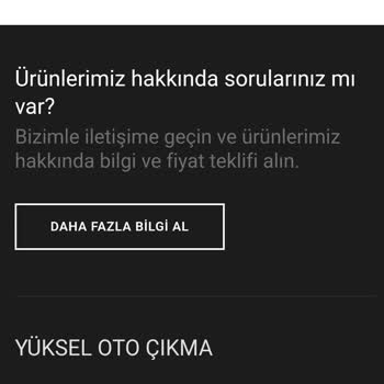 Yüksel Oto Çıkma (Edirne) Siparişim Gönderilmedi. Ödemem İade Edilmedi.