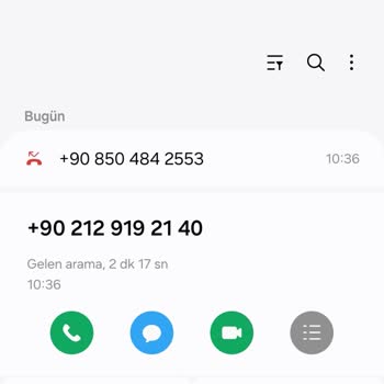 0212 919 21 40 Bilinmeyen Numaradan Gelen Şüpheli Arama