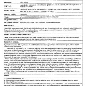 Kiwi Home Kiwi 12 Litre Airfry Sıkıntısı