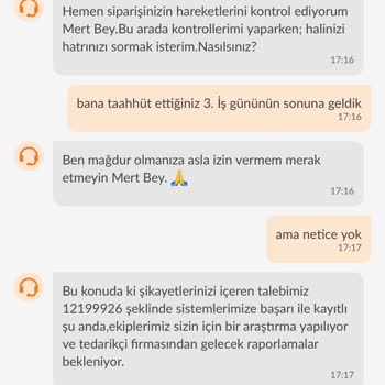 Trendyol Trendol TV İadem Günlerdir Aksatılıyor.
