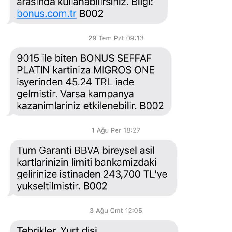 Garanti Bankası Bonus Yükleme Problemi
