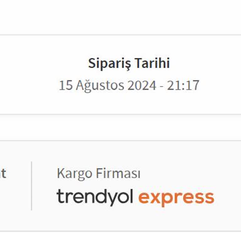 Gelmeyen Kargo Trendyol Express