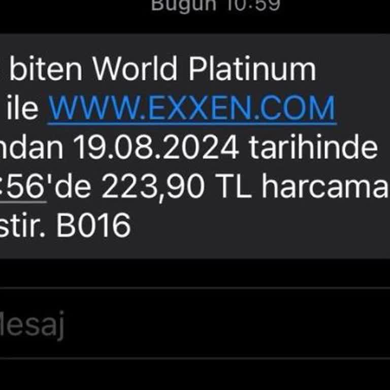 Exxen Üyelik Aktif Olmadığım Halde Kartımdan Para Çekti