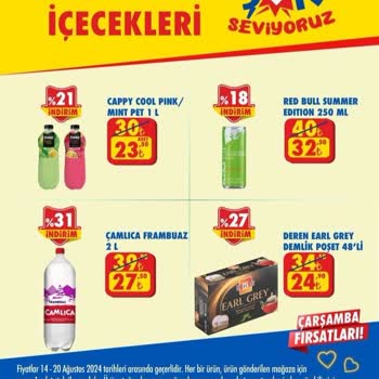 Şok Marketler redbull Yeni Summer Edition