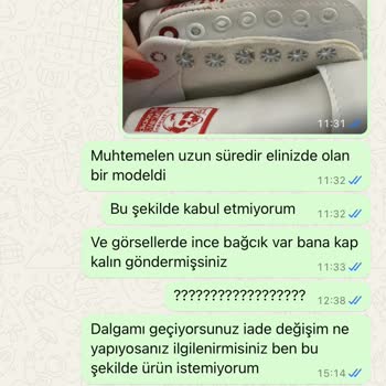 Benimpapuccum (Instagram) Ayakkabı Siparişinde Yaşanan Sorun Ve İletişim Eksikliği