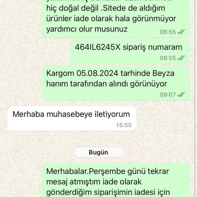 Milastil.com İade Yapmıyor.