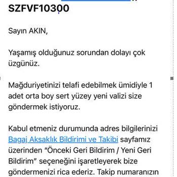 Ajet Hasarlı Valiz HKK.