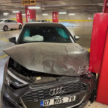 Carwax Otoparkta Hız Yapan Oto Yıkamacı Yüzünden Kaza!