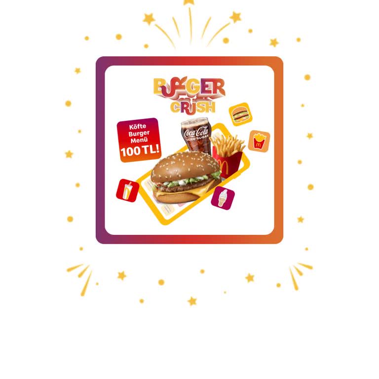 McDonald's Burger Crash Ödül Kazandım Fakat Hesabıma Tanımlanmadı.