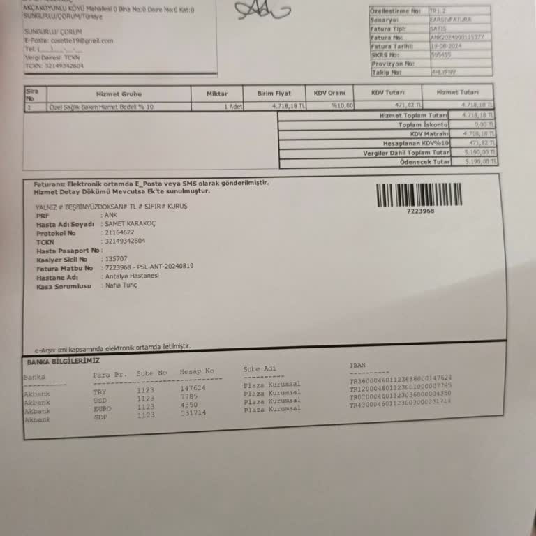 Medical Park Hastanesi Fazla Ücret Alınması Acil Servis