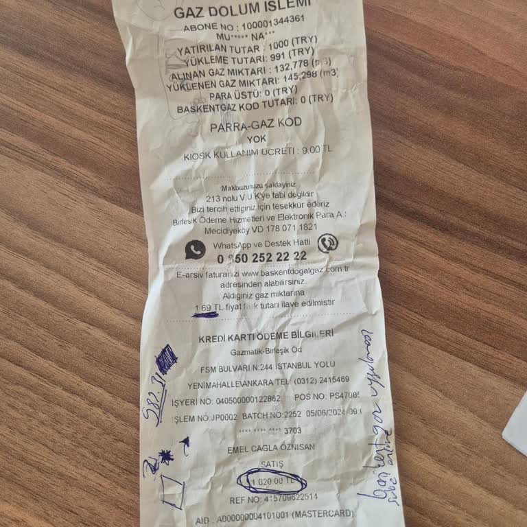 Gazmatik Sayaç Değişti Ve Karta Yüklediğim Para Kaldı.