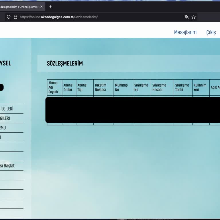 Aksa Gaz Aksa Doğal Gazın İnternet Sitesi Çalışmıyor