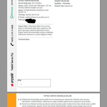 Arçelik Ekolojik Inverter Klima Su Akıtma Sorunu ve Kötü Müşteri Hizmetleri