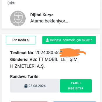 Dijital Kurye 3 Haftadır. TT Sim Kartımı Getirmiyor. Kimse Umursamıyor