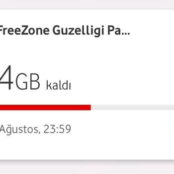 FreeZone Güzellik Paketi Verilen GB'ları Kullanamama Sorunu
