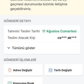 Trendyol Express Kargo Hatası Beni Mağdur Etti
