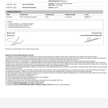 Özok Teknik Servis İşini Düzgün Yapmıyor