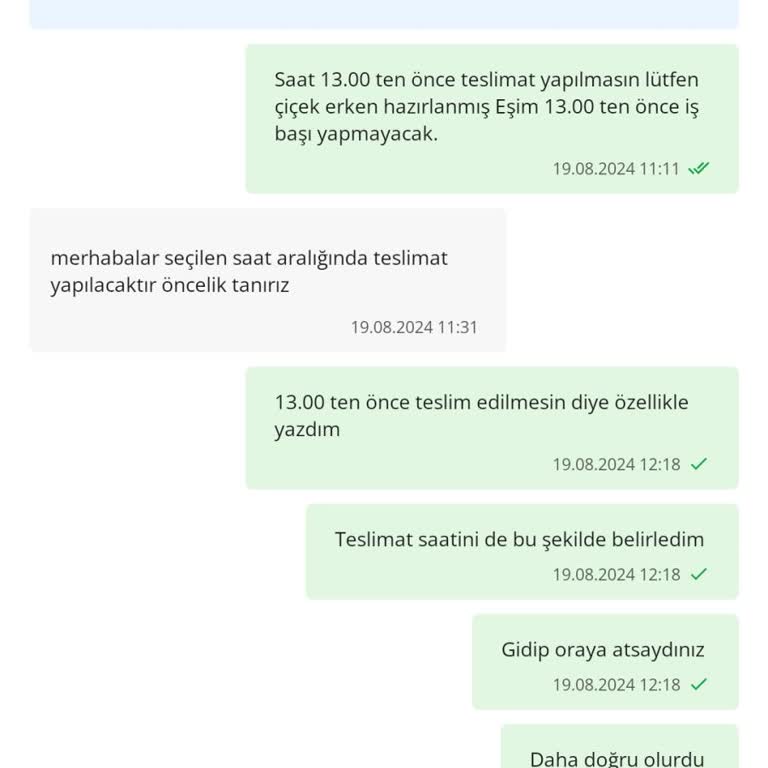 Çiçek Sepeti Yine Aynı