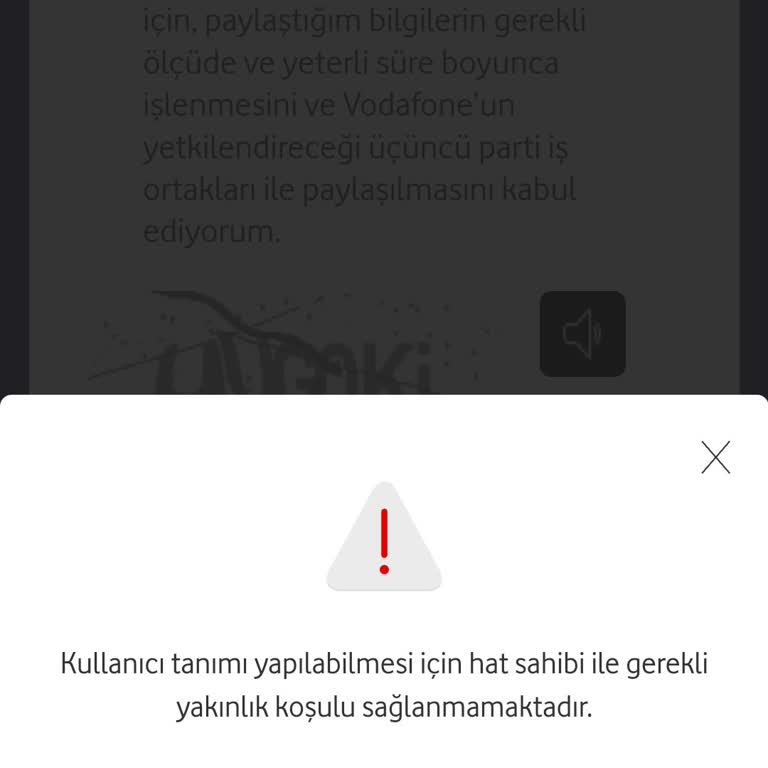 Vodafone FreeZone Kullanıcı Tanımlama Sorunu