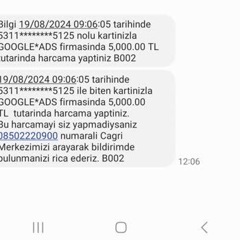 Google. Ads Tarafından Hesabımdan Para Çekildi