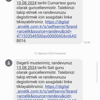Arçelik Randevu Sorunu: Sürekli Ertelenen Servis Ziyareti