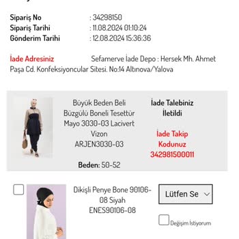 Sefamerve PTT Kargo İle Anlaşma Sağlamaması