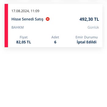 Denizbank - Bakiye Gösterme Bloke Tutarı Ve Hisse Satamama