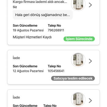 Hepsiburada'nın İademi Kaybettiğini Düşünüyorum. Paramı İade Edin