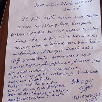 Saat & Saat Us Polo Dijital Saat Arızası Neden Yapılmıyor