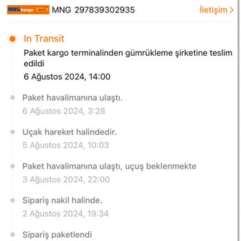 MNG Kargo Hiçbir Bilgilendirme Veya Dönüş Yok