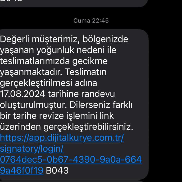 Dijital Kuryenin Siparişi Teslim Etmemesi Ve Bilgilendirme Yapmaması