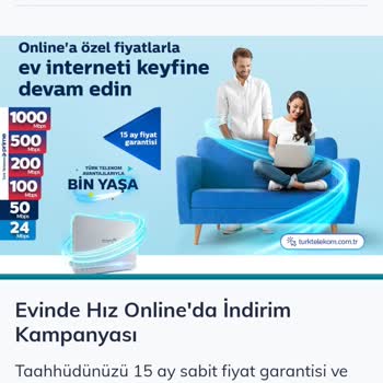 Eski Müşteriye Türk Telekom Fahiş Fiyat Artışı