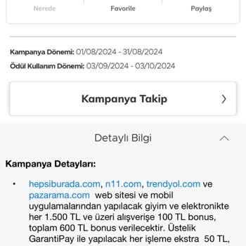 Garanti BBVA Bonus Şeffaf Platinyum 1100TL Bonus Vermiyor
