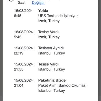 UPS Türkiye Bir Türlü Teslim Edilemeyen Gönderim