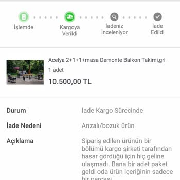 Koçtaş Para İadesi Yapmıyor