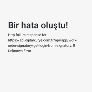 Dijitalkurye Link Hatası