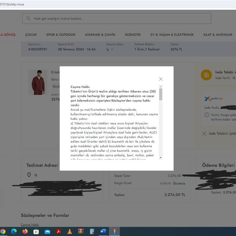 Boyner İade Süreci Sayfalarında Farklı Farklı Yazıyor