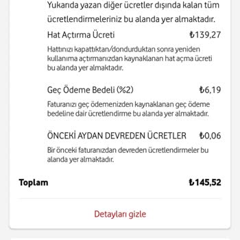 Hattım Bilgim Dışında Kapanıyor ve Açma Kapama Ücreti Alınıyor
